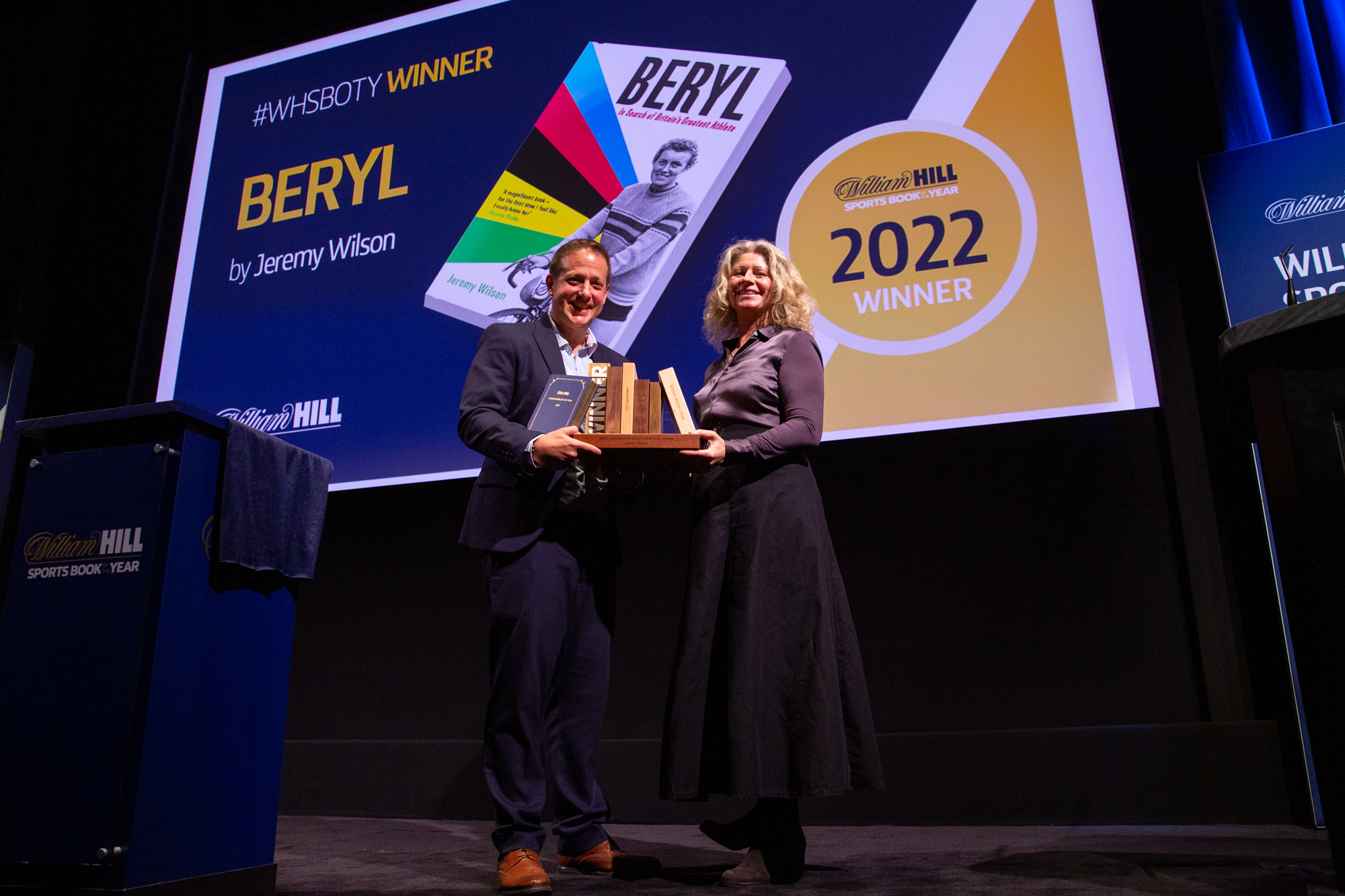 alyson rudd with 2022 winner jeremy wilson