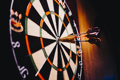 success,hitting,target,aim,goal,achievement,concept,background, ,three