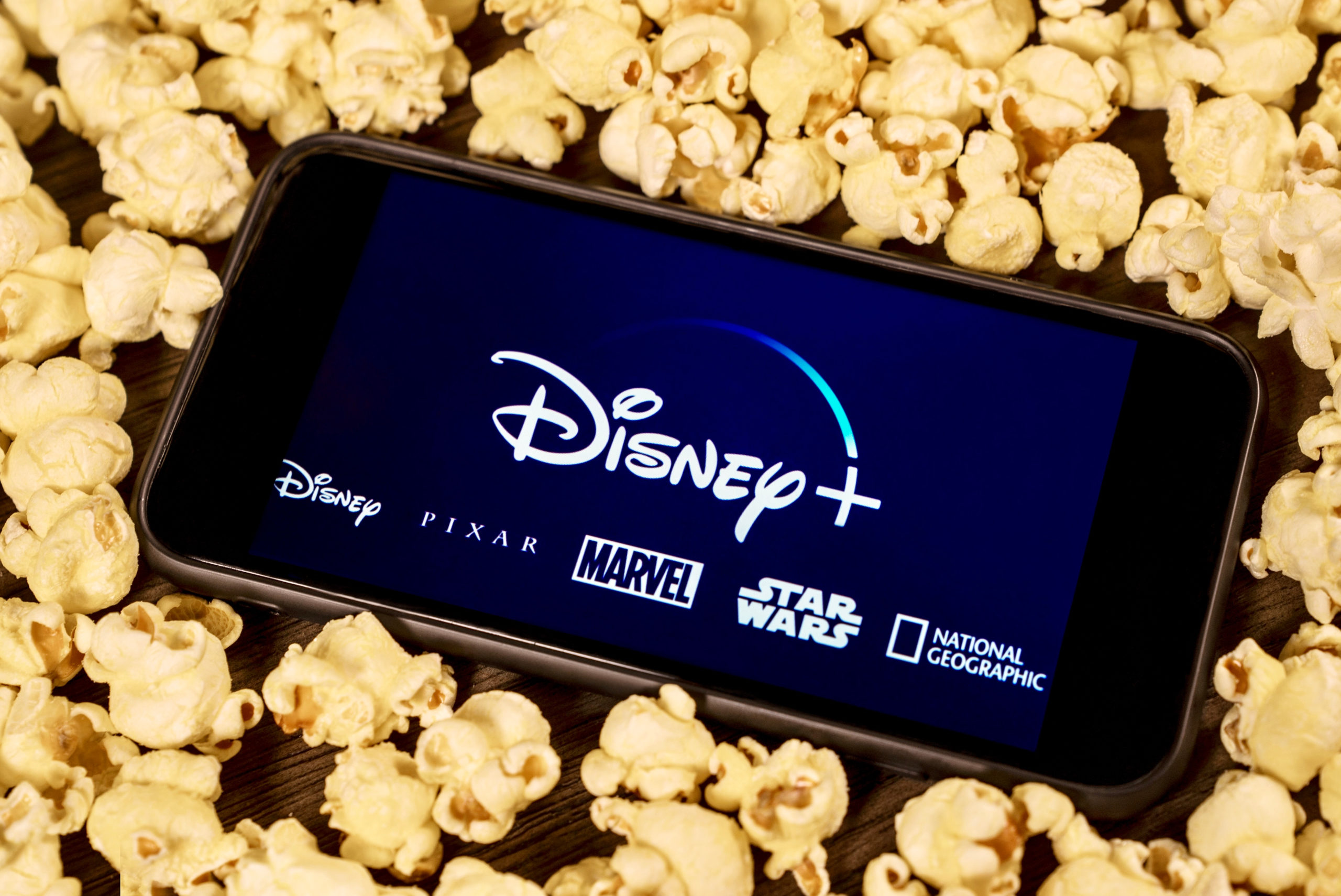 grand,prairie,,tx/usa, ,aug,2019:,disney,plus,on,smartphone
